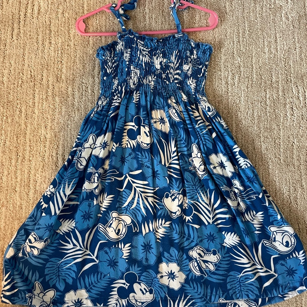 Disney Mickey & friends aloha Hawaiian dress